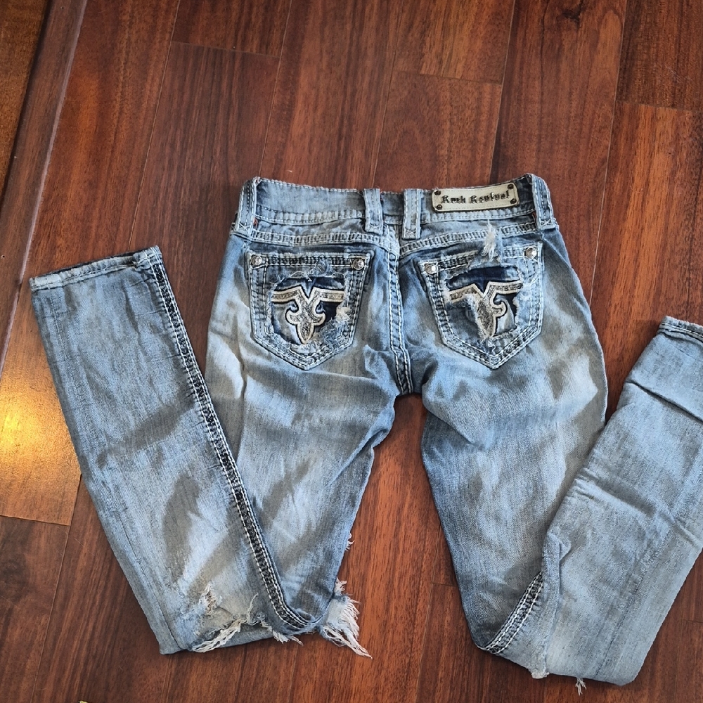 Rock Revival Jacklyn 25 Straight Cuff DESTROYED